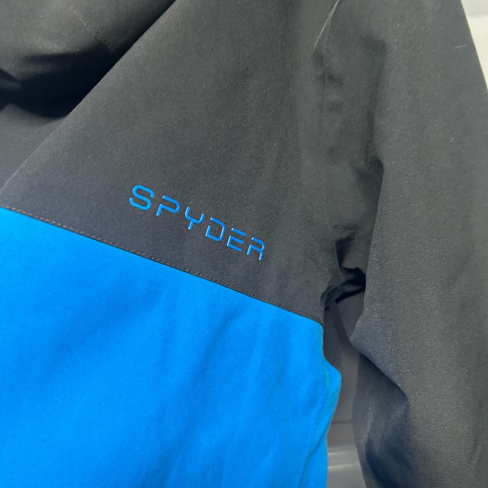SPYDER GRAND 3 in 1 OUTER SHELL ONLY!!! Mens size Small. EUC Blue/blue - Picture 10 of 11
